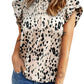 Printed Smocked Butterfly Sleeve Top