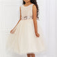 Kid's Dream Little Miss Classy Tutu Dress in Light Apricot
