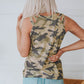 BE KIND Graphic Camouflage Tank