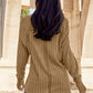 Basic Bae Full Size Ribbed Round Neck Long Sleeve Knit Top