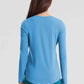 Round Neck Long Sleeve Sports Top