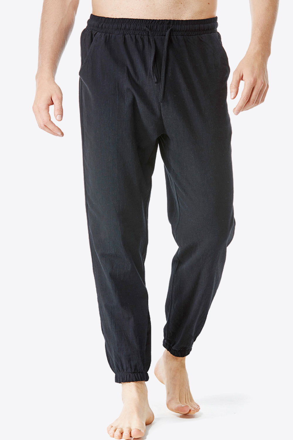 Full Size Drawstring Waist Pants with Pockets