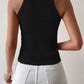 Round Neck Sleeveless Knit Top