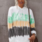 Tie-Dye Drawstring Pullover Hoodie