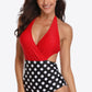Tie Back Halter Neck One-Piece Swimsuit