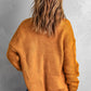 Dropped Shoulder Cable-Knit Open Front Cardigan