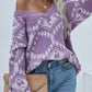 Geometric Print Chunky Knit Sweater