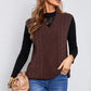 Mock Neck Lace Detail Long Sleeve Tee