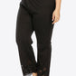 Plus Size Openwork Elastic Waist Pants
