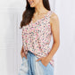 Heimish Full Size Surprise Party Printed Sleeveless Top