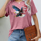 US Flag Eagle Graphic Tee
