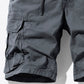 Drawstring Elastic Waist Cargo Shorts