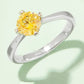 1 Carat Moissanite 925 Sterling Silver Solitaire Ring