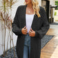 Dropped Shoulder Longline Cardigan with Pockets