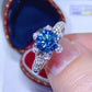 1 Carat Moissanite 925 Sterling Silver Ring