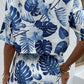 Printed Half Sleeve Top and Shorts Lounge Set