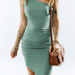 One-Shoulder Asymmetrical Dress