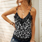 Leopard Eyelash Trim Cami