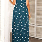 Round Neck Sleeveless Maxi Dress with Pockets