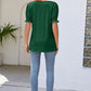 Flounce Sleeve V-Neck Tee