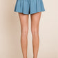 HEYSON Full Size Life's A Highway Mineral Washed Smocked Shorts