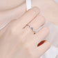 Moissanite Heart 925 Sterling Silver Ring