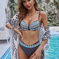 Geometric Print Bikini Set