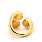 On My Mind 18K Gold Plated Open Ring