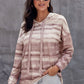 Tie-Dye Long Sleeve Drawstring Hoodie