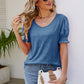 Flounce Sleeve V-Neck Tee