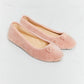 Forever Link Bow Detail Sherpa Flats