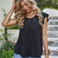 Flutter Sleeve Spliced Lace Top