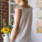 Heimish Full Size Ditsy Floral Ruffled Blouse