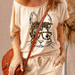 Easter Graphic Boat Neck Tee