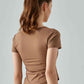 Round Neck Short Sleeve Sports T-Shirt