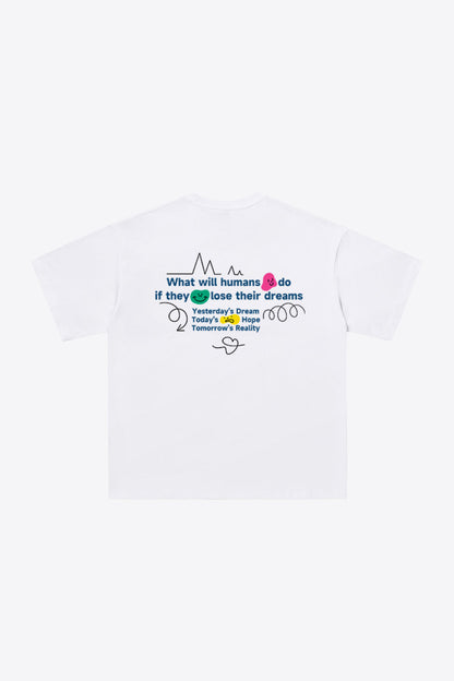 Graphic Round Neck Cotton Tee