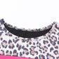 Leopard Color Block Short Sleeve Tee