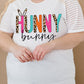 Plus Size HUNNY BUNNY Graphic Striped Tee