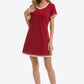 Contrast Trim V-Neck Night Dress