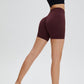 Wide Waistband Sports Biker Shorts