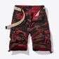 Camouflage Belted Cargo Shorts