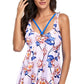 Ring Detail Strappy Neck Tankini Set