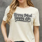 Simply Love Full Size HAPPY MIND HAPPY LIFE Graphic Cotton Tee