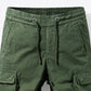 Drawstring Elastic Waist Cargo Joggers