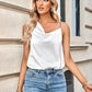 Chain Detail Cowl Neck Cami