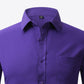 Button-Up Long Sleeve Pocket Collared Shirt