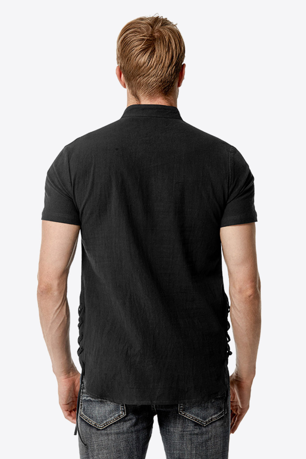 Short Sleeve Henley Tee
