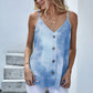 Buttoned V-Neck Cami