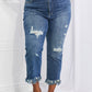 RISEN Full Size Undone Chic Straight Leg Jeans