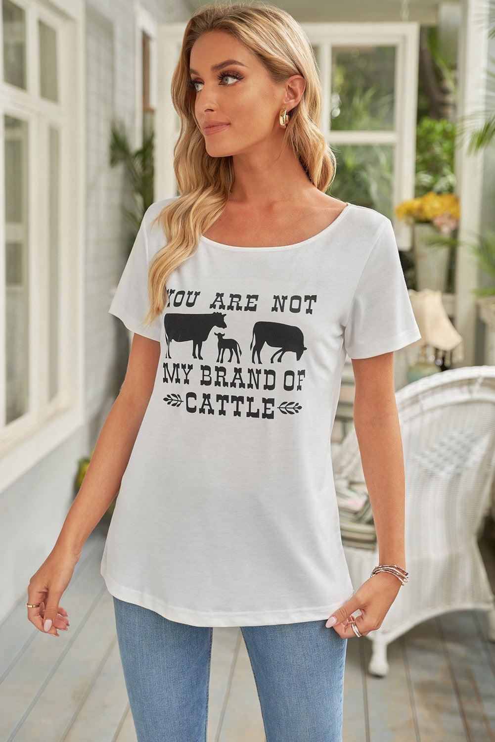 Graphic Round Neck T-Shirt